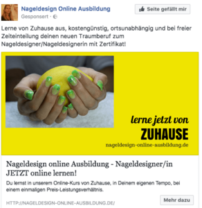 Ausbildung Nageldesign