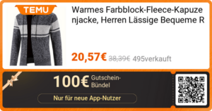 Warme Fleece Jacke